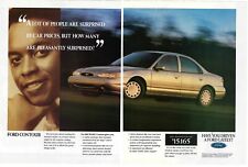 1995 Ford Contour Car Sedan Pleasantly Surprised Prices Vintage Print Ad/Poster picture