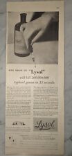Lysol Disinfectant Delineator 30s Vintage Hal-Page  Folio Print Ad picture
