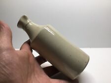 Small Antique Off White Stoneware Ink Bottle. picture