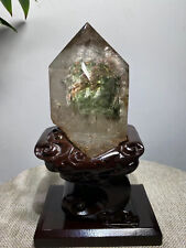 A++ Natural Coloured Ghost Crystal Quartz mineral specimen reiki healing decor+S picture