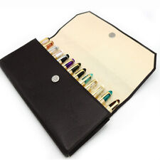 Genuine Leather Retro Luxury Pencil Cases Pen Bag Storage Pouch For Stationery  picture