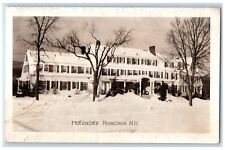 c1940's McKenzies Building Winter Franconia New Hampshire NH RPPC Photo Postcard picture