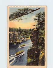 Postcard High Rock From Romance Cliff Dells Of The Wisconsin River Wisconsin USA picture