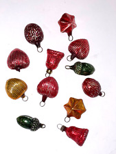 ANTIQUE CHRISTMAS ORNAMENTS FROM AN EARLY FEATHER TREE. picture
