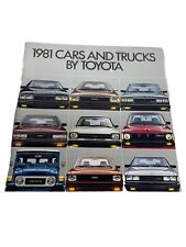 Vintage 1981 Car & Trucks by Toyota Sales Brochure picture