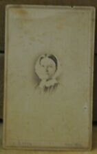 Antique CDV Of Henry Michael's Wife. By E.B. Ives, Niles Mich. 2 1/2 x 4 in picture