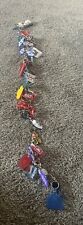 Keychain Collection Lot /45 Inches Long /Variety Of Keychains /Cool Collection picture