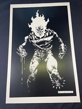 Awesome Rare Ghost Rider Print 11x17 by Javier Saltares Convention Print picture