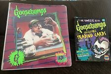 1996 Topps Goosebumps Collectible Trading Card Complete Set W/Binder picture