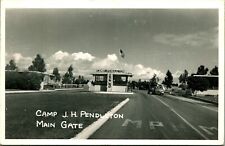 RPPC Main Gate Camp J H Pendleton Oceanside California CA  Postcard C12 picture