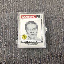 1993 Wanted By The FBI Complete Card Set 1-100 picture