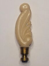 Beautiful Antique Aladdin Lamp Finial Opalescent Glass Alacite Excellent Cond picture