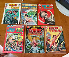 Korak Son of Tarzan Lot 0f 6 No 53,54,57,59,61,40,DC comics Vintage ungraded picture