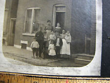 Antique B&W Family Portrait Photograph Reading Pennsylvania Board Mounted picture