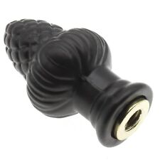 FDXGYH Brass Lamp Finial Solid Lamp Finial Cap Knob black Lamp Decoration for picture