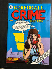 JULY 1977 CORPORATE CRIME NO. 1 1ST ISSUE BY G IRONS AND KITCHEN SINK COMICS picture