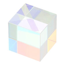 25x25x25mm Glass Prism Cube, Mini Optical X-Cube RGB Prism Cube, Clear picture