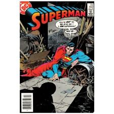 Superman (1939 series) #402 Newsstand in Very Fine + condition. DC comics [p^ picture