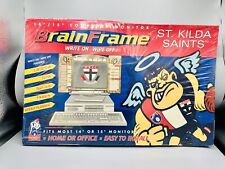 Vintage AFL ST KILDA SAINTS - Brainframe Computer Monitor Frame + More - RARE picture