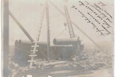 Everson RPPC Real Photo Pipe For Northwest Pipeline Construction 1906 WA  picture