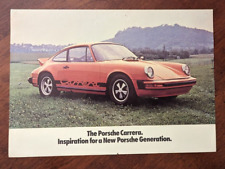 1974 Porsche Catalog 911S S & 911 Carrera US Foldout Sales Brochure picture