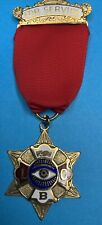 Vintage 1985 Odd Fellows Named Years of Service Medal picture
