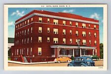 Elkin NC-North Carolina, Hotel Elkin, Advertisment, Antique, Vintage Postcard picture