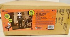Jack Skellington 4 Ft Animated Character Talking Halloween Decoration Gemmy 2022 picture