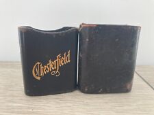 Vintage Chesterfield Cigarette Pack Or Lighter Holder Leather Slipcase Satisfy picture