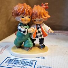 Goebel Red Head Figurine Dating & Skating Byj 52  Has Crazing Photos Descript picture