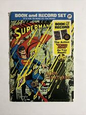 Superman Book And Record 45RPM (1975) 4.0 VG DC Marvel Comic Book Bronze Age picture