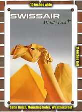 METAL SIGN - 1961 Swissair Middle East - 10x14 Inches picture