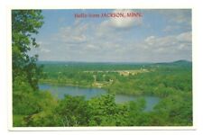 Jackson Minnesota MN Postcard Greetings River  picture