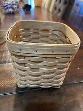 Longaberger Tall Tissue Basket 6.5” 2002 (signed and dated) picture