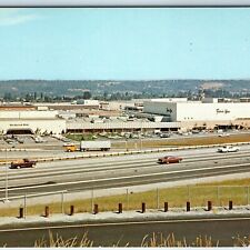 c1960s Renton WA Freeway Southcenter Shopping Center Mall Interstate Car PC A206 picture