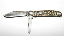 Vintage Imperial 2- Blade Folding Pocket Knife Imperial Crown Logo picture