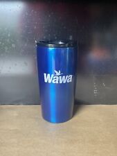 Wawa 20 Oz Travel Mug Cup Tumbler Blue Insulated Reusable picture