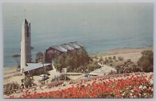 Portuguese Bend California~Wayfarer's Chapel~Church~Vintage Postcard picture