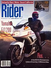 YAMAHA  FJ1200 - RIDER MAGAZINE, MARCH 1989 NO. 3 VOL. 16 picture