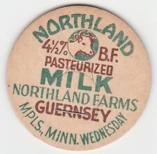 MILK BOTTLE CAP. NORTHLAND FARMS. MPLS, MN. DAIRY picture