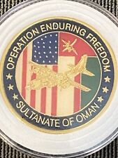 Operation Enduring Freedom Sultanate of Oman 320th Seeb AB 2002 Challenge Coin picture