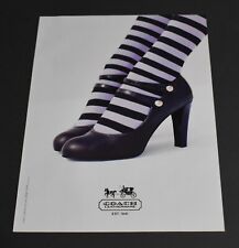 2008 Print Ad Sexy Heels Long Legs Lady Pantyhose Hosiery Coach Art Style picture