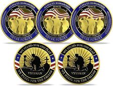 5Pcs Military Challenge Coins Thank You for Your Service Army Appreciation Gifts picture