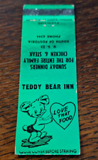 Vintage Matchbook: Teddy Bear Inn, Fostoria, OH picture