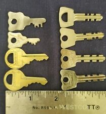 8 Vintage Master Lock Co Padlock Keys picture