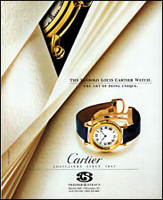 1993 Diabolo Louis Cartier Watch Treiber & Straub Milwaukee retro print ad ads1 picture