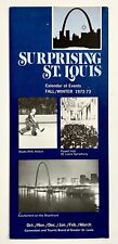 1972-73 Saint Louis Missouri Events Calendar VTG Travel Brochure Sports Music MO picture