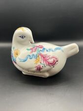 Vintage Palais De V Porcelain/Ceramic BIRD W/FLORAL & RIBBON Spice Shaker  picture