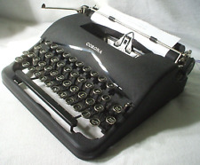 Vtg L.C. Smith & Corona Standard Portable Typewriter 1938? Black w/ Case Clean picture