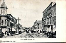 Vtg Calais Maine ME Main Street View 1910s Postcard picture